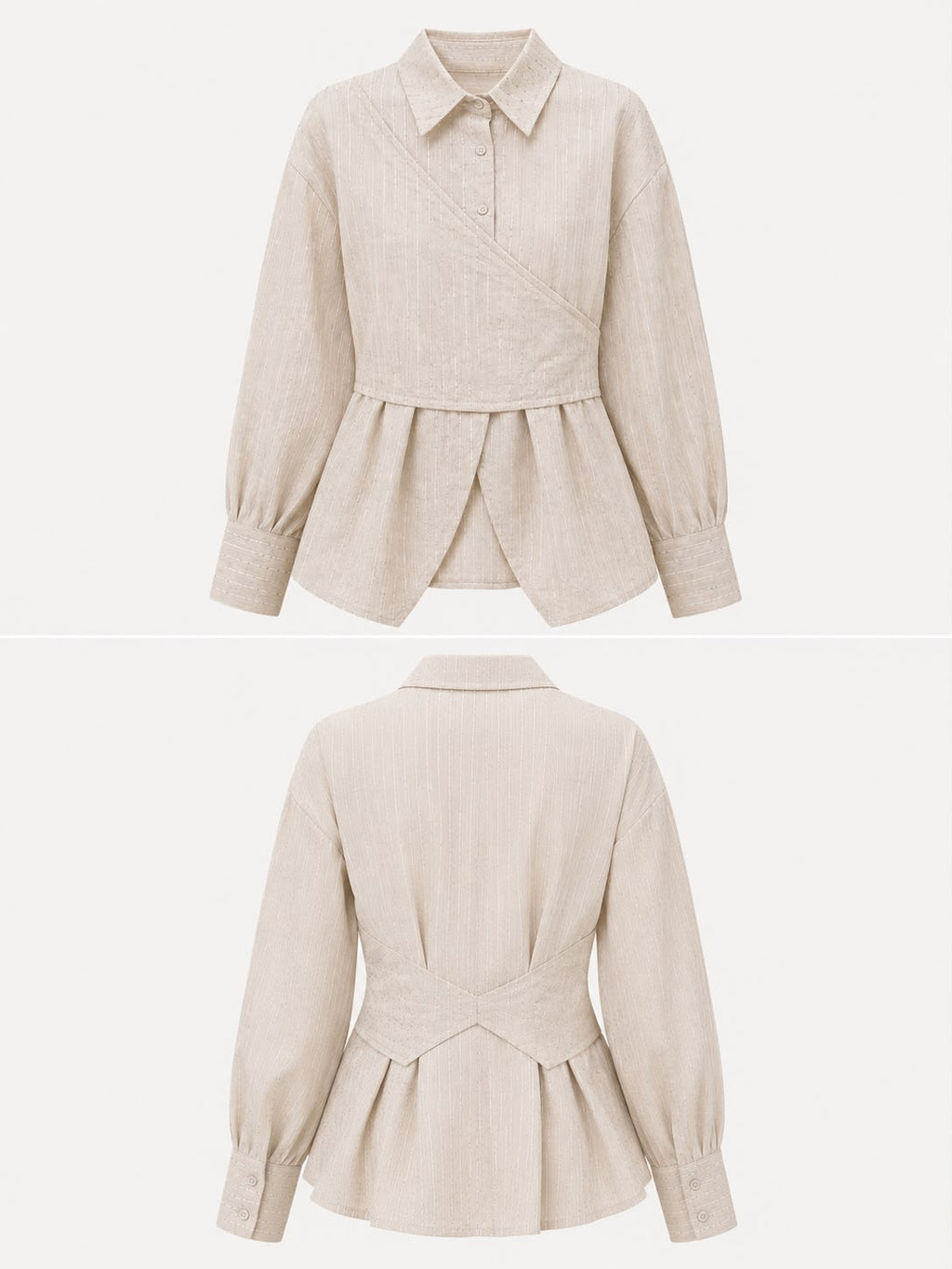 Wrapped blouse