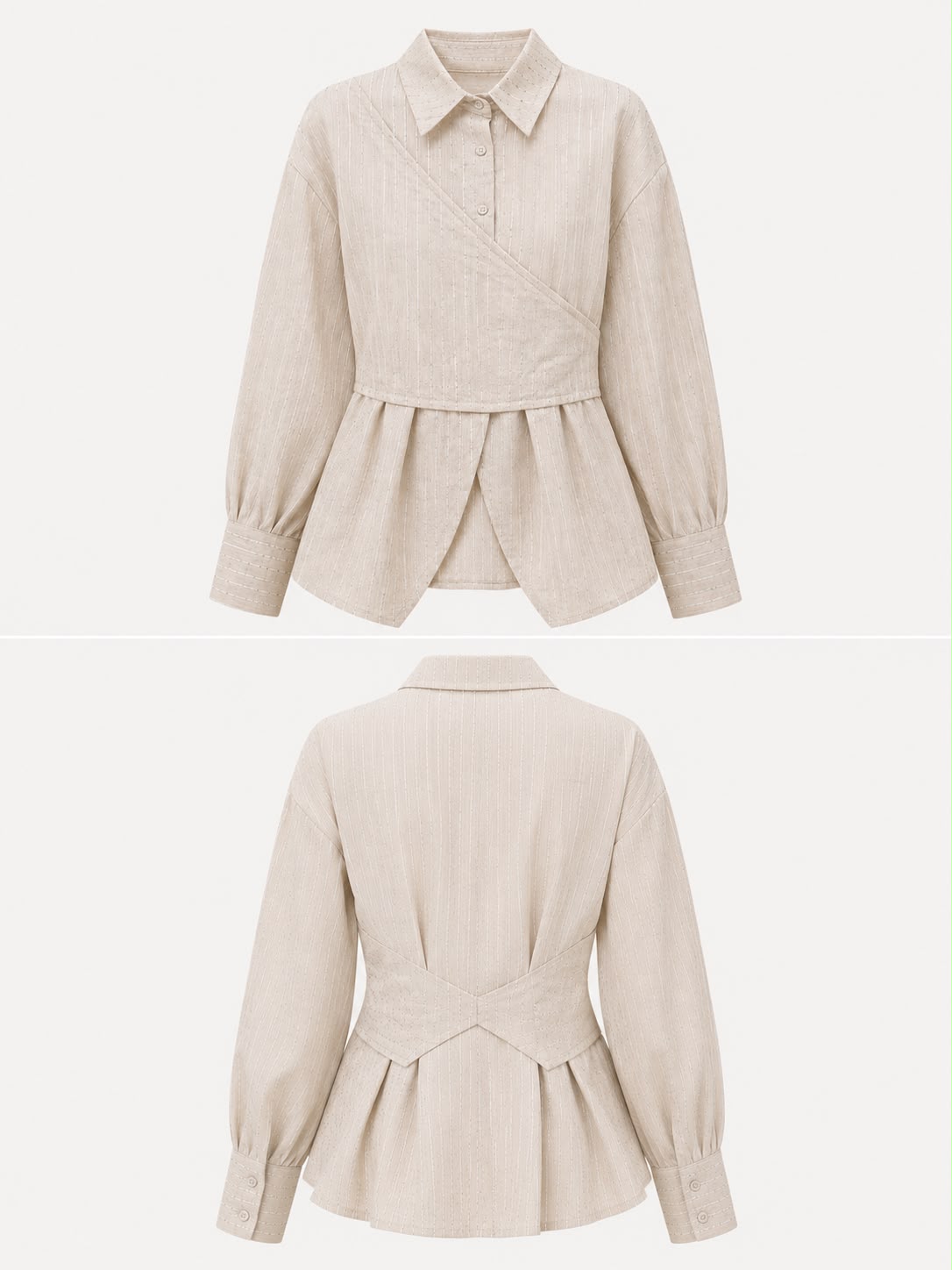 Wrapped blouse